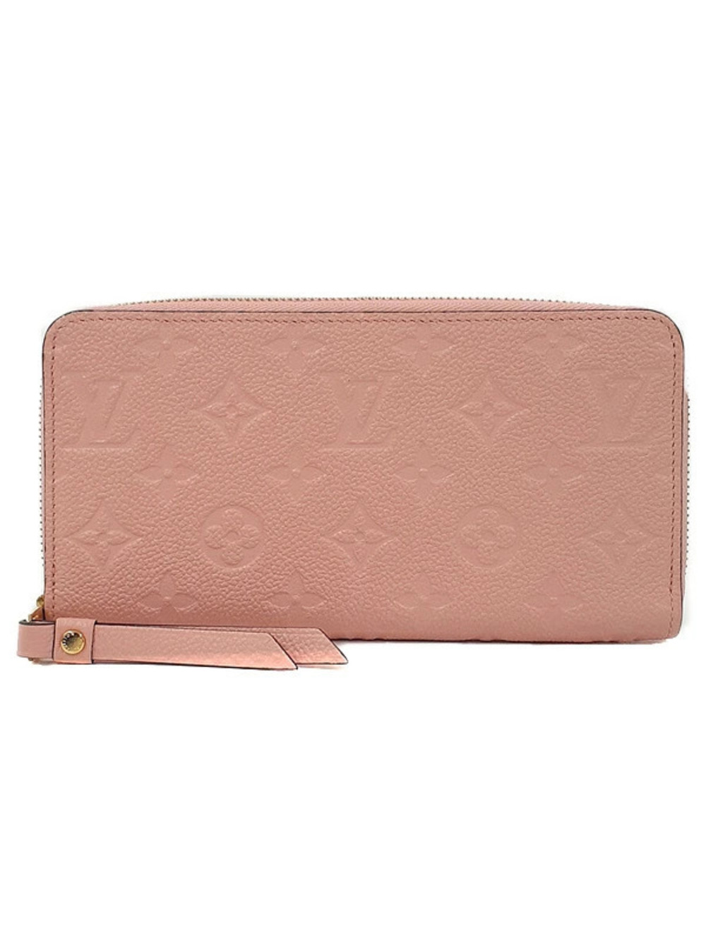 Louis Vuitton Monogram Empreinte Zippy Wallet Round Zipper Long